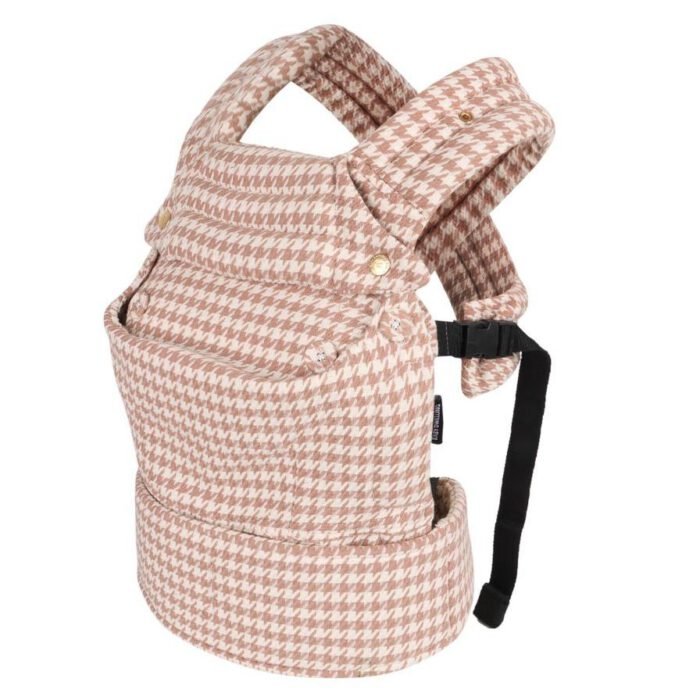 BOUNDLESS BABY CARRIER - Mocha cream Houndstooth