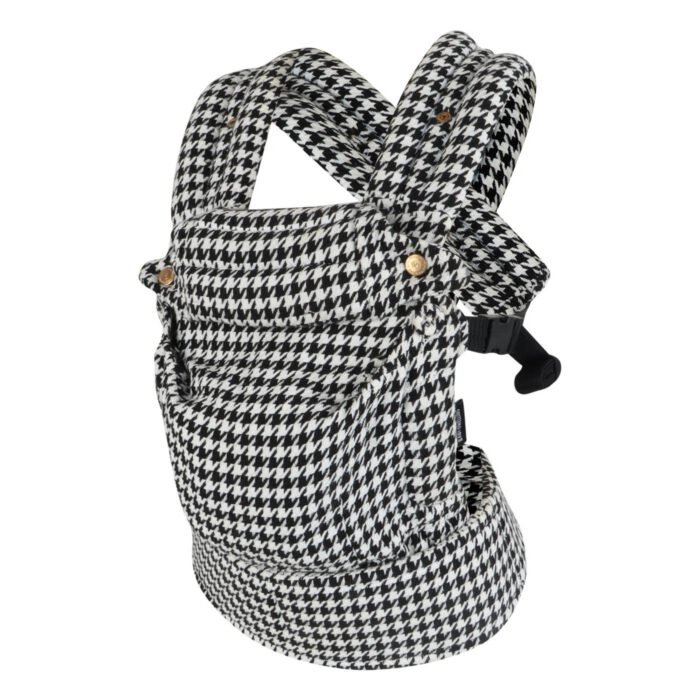 BOUNDLESS BABY CARRIER - Black & White Houndstooth